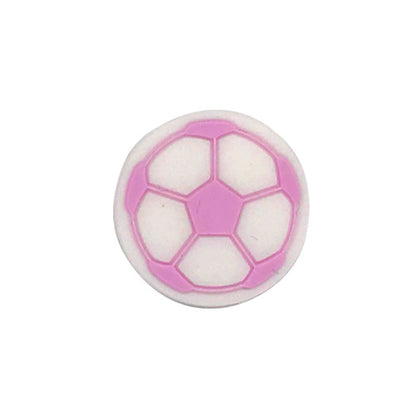 20pcs Silicone Focal Beads Football Round Detail 11