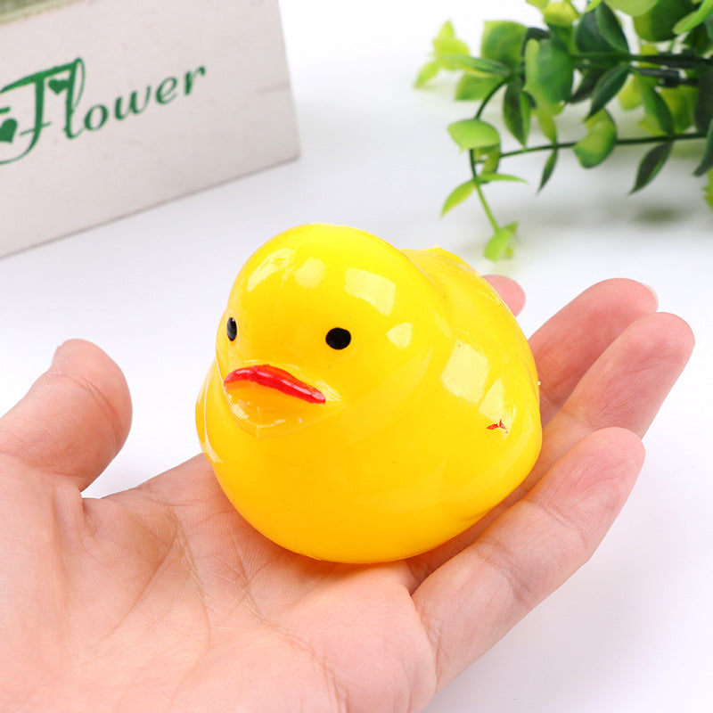 Plastic Fruit and Animal Splat Ball Squishy Toy Sensory Fidget 48
