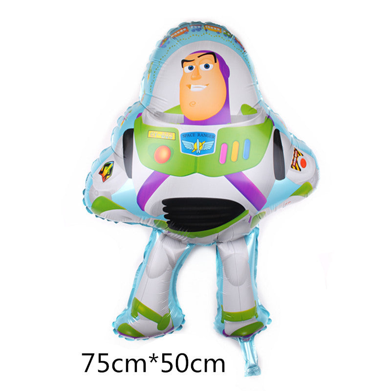 Toy Story Buzz Lightyear Foil Balloon Set Party Decoration 5pcs 6