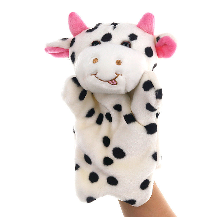Plush Animal Hand Puppets Pretend Play Toy 25cm 4