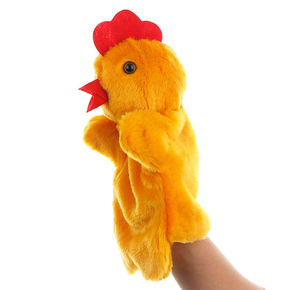 Plush Animal Hand Puppets Pretend Play Toy 25cm 15