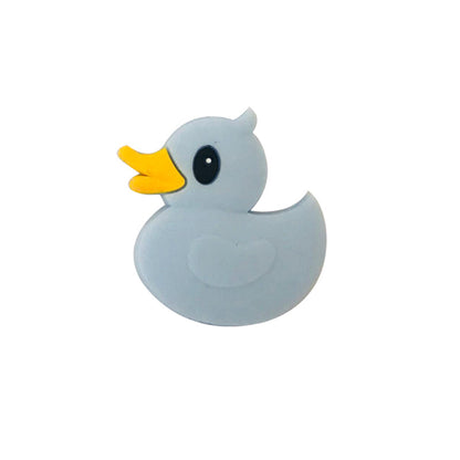 20pcs Silicone Focal Beads Little Yellow Duck Side Profile 2