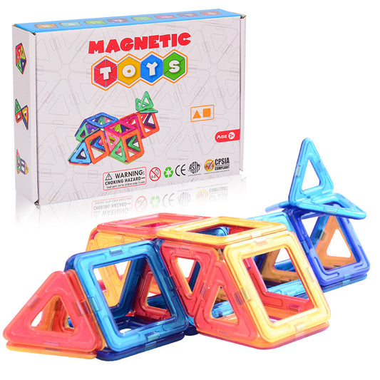 Plastic Magnetic Tiles Building Blocks Educational Toy 40pcs