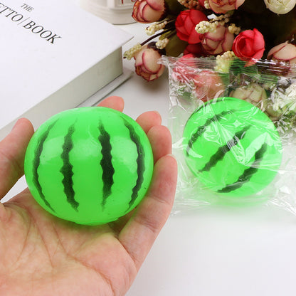 Plastic Fruit and Animal Splat Ball Squishy Toy Sensory Fidget 23