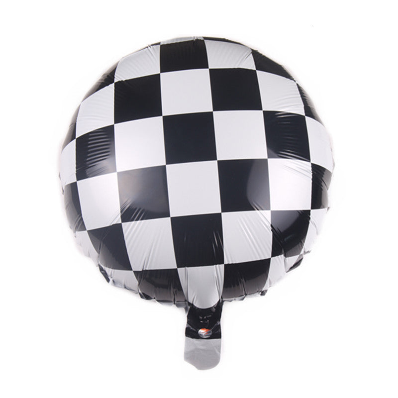Racing Car and Tire Foil Balloon Set Birthday Party Decoration 5pcs 3
