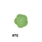 50pcs Silicone Focal Beads Rose Flower Double-Sided Design 28