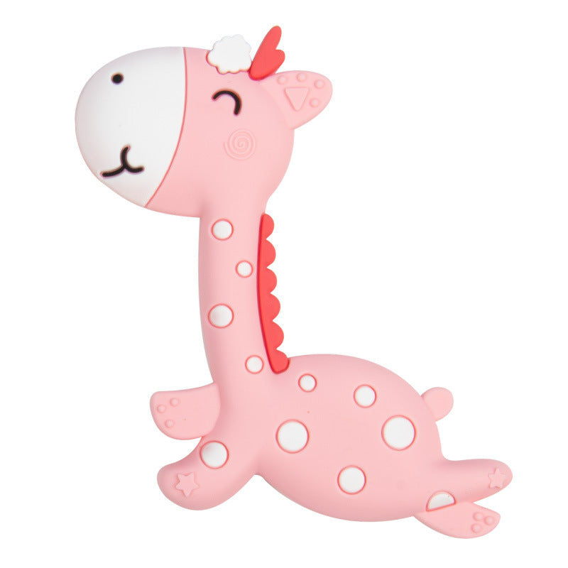 Silicone Giraffe Teething Toy for Baby 3 Months and Up 6