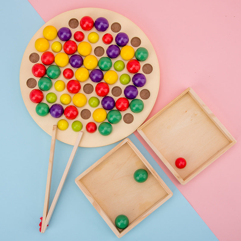 Wooden Montessori Toys Wisdom Beads Training Educational Toy 2