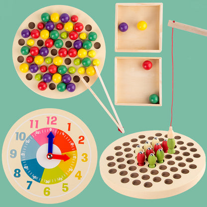 Wooden Montessori Toys Wisdom Beads Training Educational Toy
