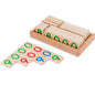 Wooden Number Card Montessori Toys Educational Toy for Kids