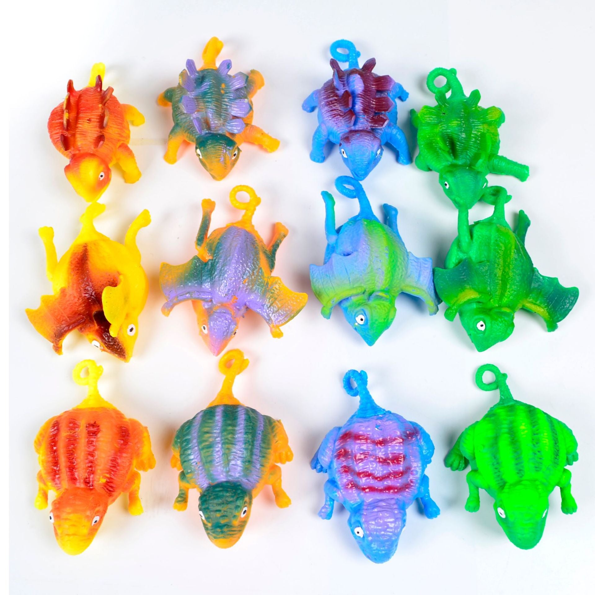 Inflatable Dinosaur Wave Ball Toy TPR Vent Novelty Toy 8cm 3