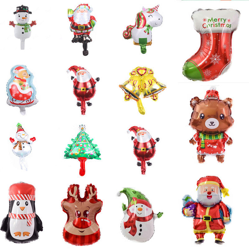 Mini Christmas Foil Balloons Party Decoration Set 50pcs 2