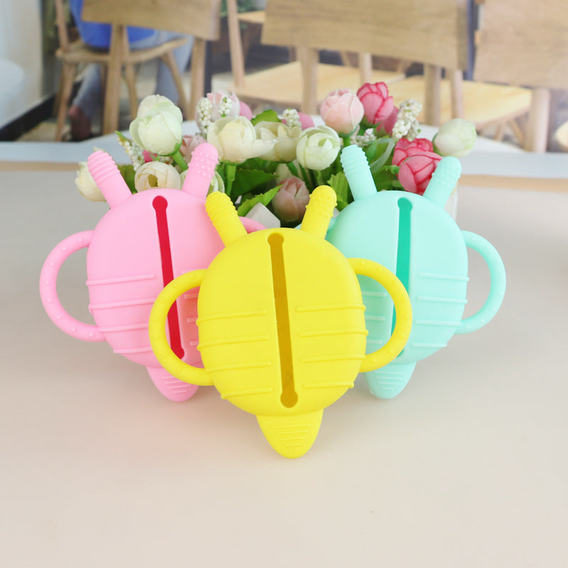 Silicone Baby Bee Teething Toy for Infant Soothing Comfort 4