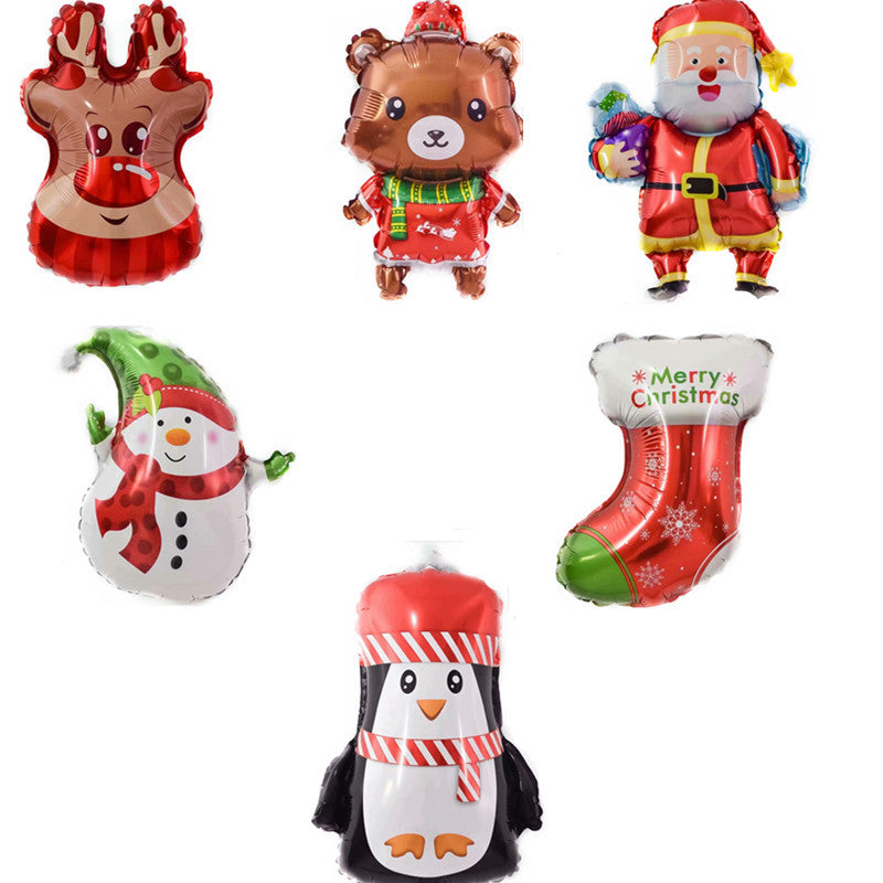 Mini Christmas Foil Balloons Party Decoration Set 50pcs 4