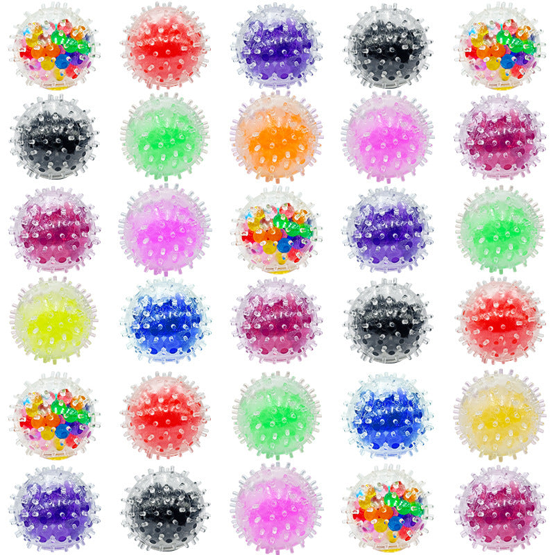 TPR Spiky Water Bead Sensory Squishy Stress Ball 3.5cm 5