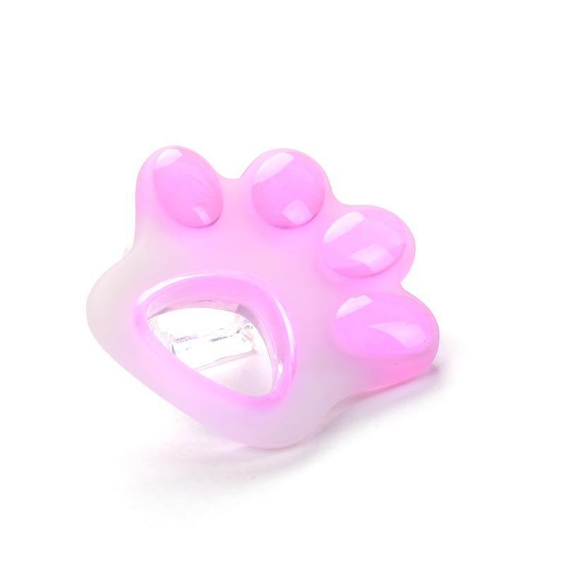 Silicone Teething Toy Paw Shape Baby Teether 7.6x7.5cm 5
