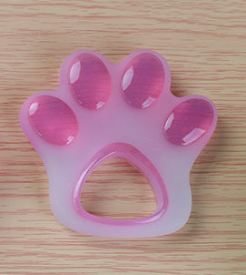 Silicone Teething Toy Paw Shape Baby Teether 7.6x7.5cm 6