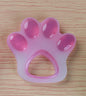 Silicone Teething Toy Paw Shape Baby Teether 7.6x7.5cm 6