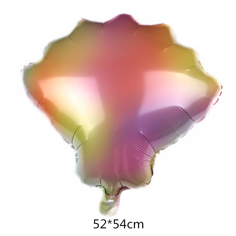 Shell Foil Balloons Birthday Party Decoration 5pcs 5