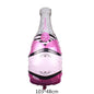 Wine Glass and Bottle Foil Balloons Party Decoration Set 5pcs 8