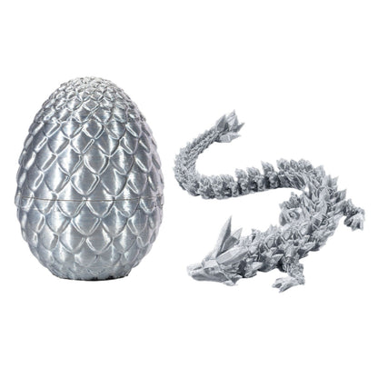 Dragon Egg 3D Printed Fidget Toy Articulated Flexible 3