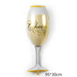 Wine Glass and Bottle Foil Balloons Party Decoration Set 5pcs 9