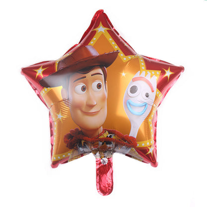 Toy Story Buzz Lightyear Foil Balloon Set Party Decoration 5pcs 12
