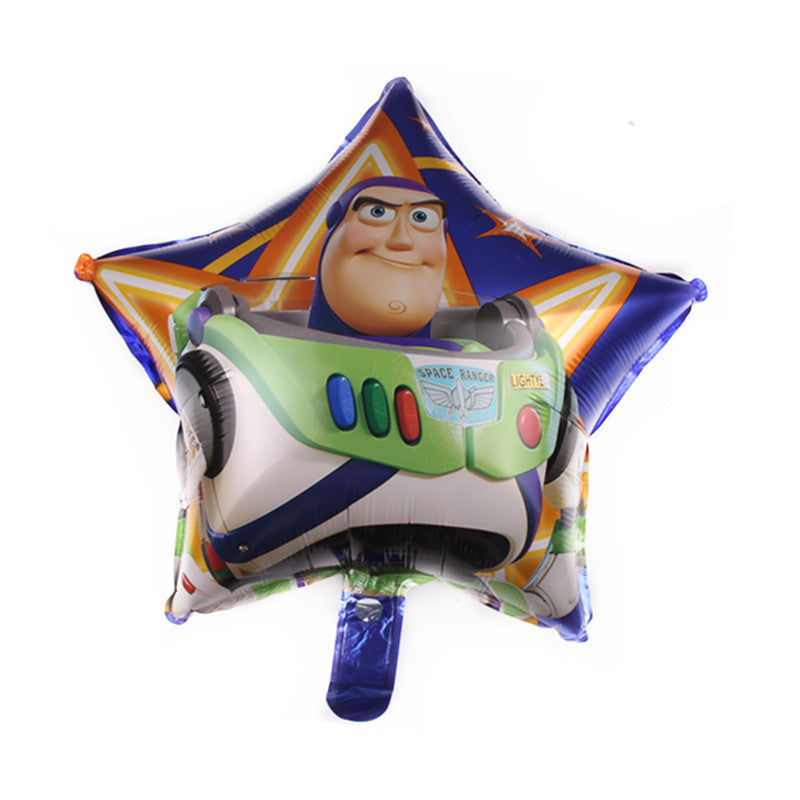 Toy Story Buzz Lightyear Foil Balloon Set Party Decoration 5pcs 11