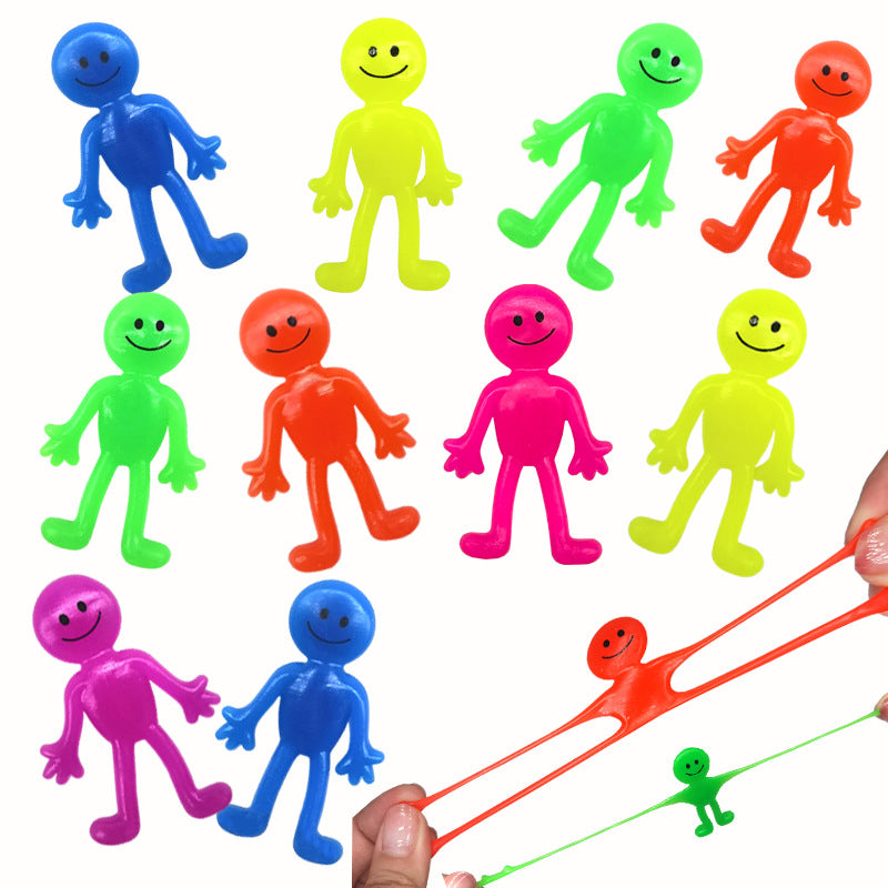 TPR Stretchy Smiley Face Squishy Sensory Toy