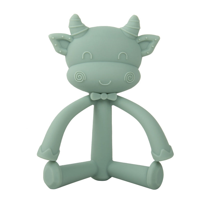 Silicone Baby Teether Cow and Sheep Shapes for Infant 6