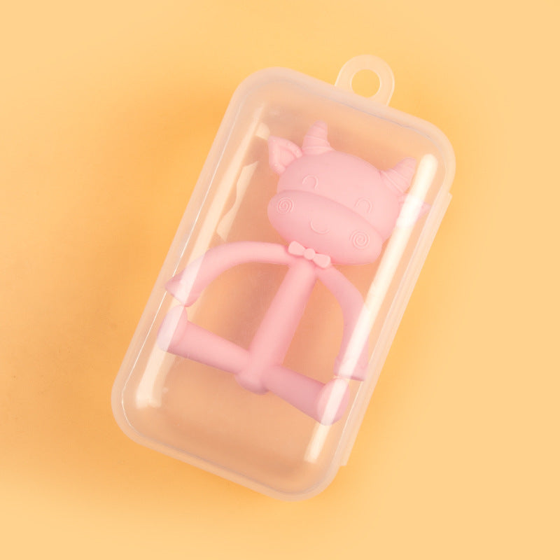 Silicone Baby Teether Cow and Sheep Shapes for Infant 13