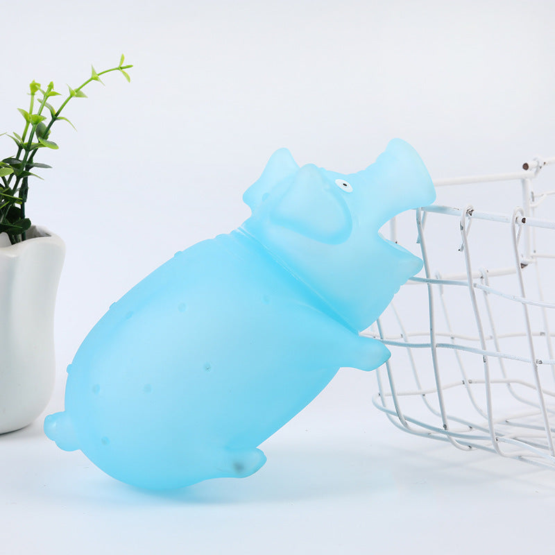 Cartoon Transparent Glowing Pig Novelty Toy 3