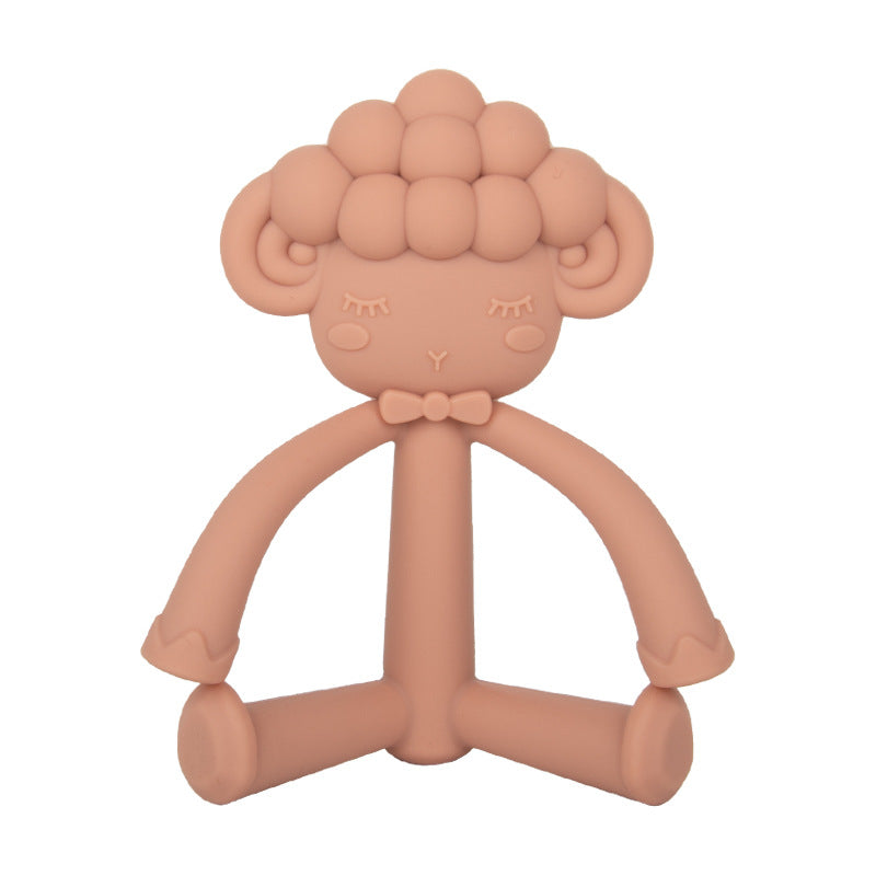 Silicone Baby Teether Cow and Sheep Shapes for Infant 5