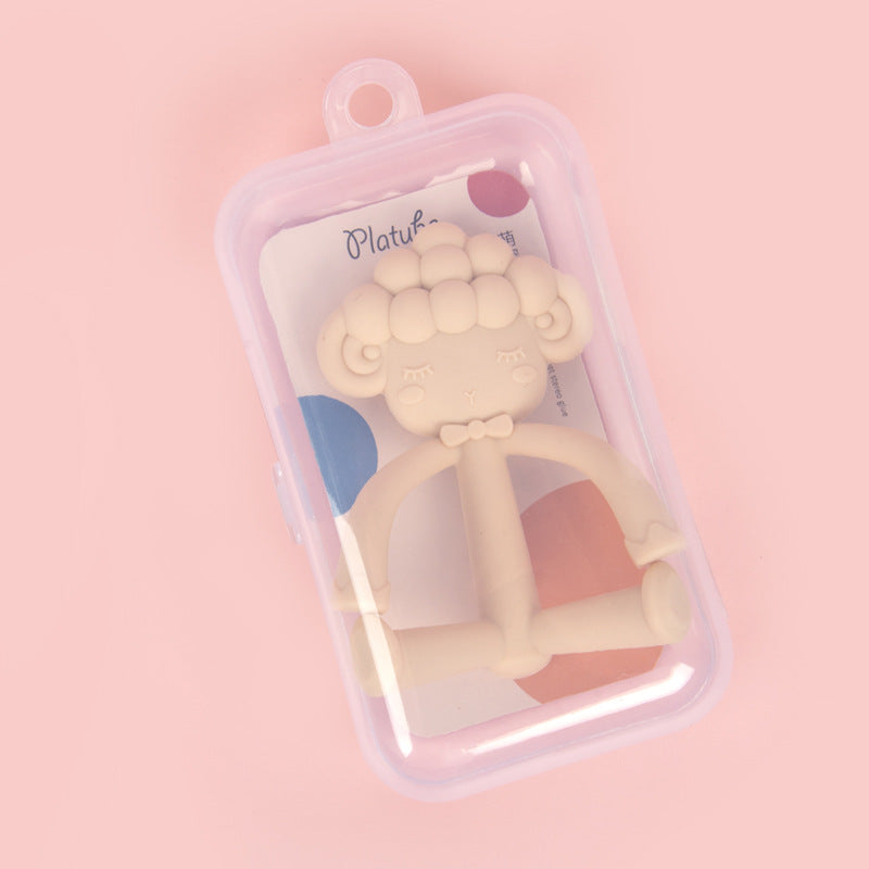 Silicone Baby Teether Cow and Sheep Shapes for Infant 24