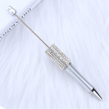 Rhinestones Colored Beadable Ballpoint Pens DIY Craft Supplies 24