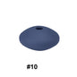 50pcs 12mm Silicone Flat Spacer Beads Solid Color Matte Finish 66