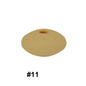 50pcs 12mm Silicone Flat Spacer Beads Solid Color Matte Finish 67