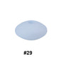 50pcs 12mm Silicone Flat Spacer Beads Solid Color Matte Finish 87