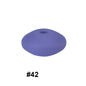 50pcs 12mm Silicone Flat Spacer Beads Solid Color Matte Finish 106