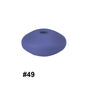 50pcs 12mm Silicone Flat Spacer Beads Solid Color Matte Finish 113