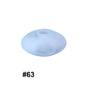 50pcs 12mm Silicone Flat Spacer Beads Solid Color Matte Finish 19