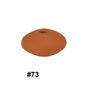 50pcs 12mm Silicone Flat Spacer Beads Solid Color Matte Finish 29