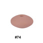 50pcs 12mm Silicone Flat Spacer Beads Solid Color Matte Finish 30