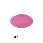 50pcs 12mm Silicone Flat Spacer Beads Solid Color Matte Finish 63