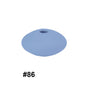 50pcs 12mm Silicone Flat Spacer Beads Solid Color Matte Finish 42