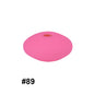 50pcs 12mm Silicone Flat Spacer Beads Solid Color Matte Finish 45