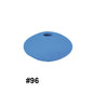 50pcs 12mm Silicone Flat Spacer Beads Solid Color Matte Finish 52