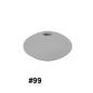 50pcs 12mm Silicone Flat Spacer Beads Solid Color Matte Finish 55