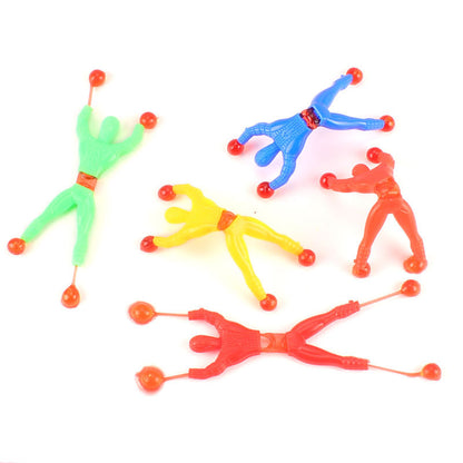 Sticky Man Wall Climber Wind Up Toy Random Colors 100pcs 2