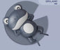 Plastic Wind Up Frog Swimming Bath Toy for Kids 2